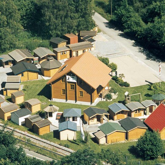 Der ursprüngliche Musterhauspark von Finnhaus Wolff