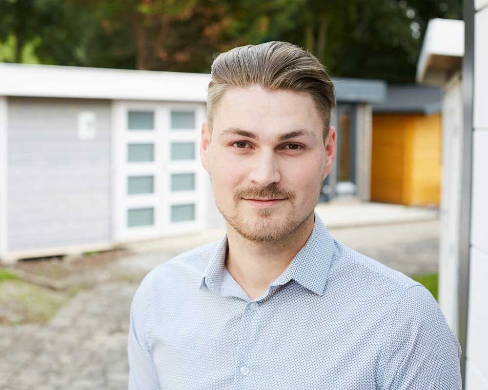 Markus Rogotnev, Mitarbeiter im Vertriebsinnendienst bei Finnhaus Wolff